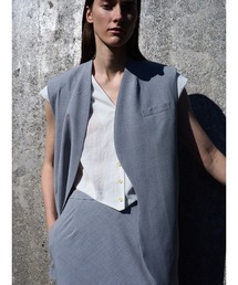 CIS. | CIS． パッドショルダーCIS.ジレ ウォッシャブル(ベスト)