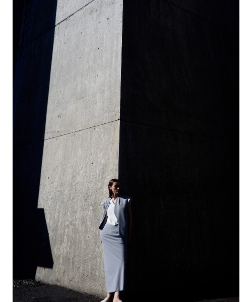 CIS.（シス）の「CIS． パッドショルダーCIS.ジレ ウォッシャブル（ベスト・レディース・グレー系/ブラック系・36(7号)/38(9号)）」の5枚目の写真