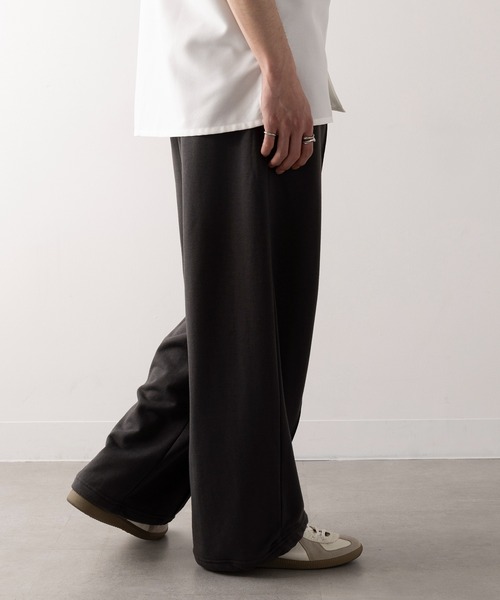 HAUS(ハウス)の「【HAUS】センタークリースワイドストレートスウェットパンツ(スウェットパンツ・メンズ・ブラック系その他2/ブラック/グレー・LL/L/M)」の8枚目の写真