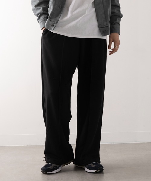 HAUS(ハウス)の「【HAUS】センタークリースワイドストレートスウェットパンツ(スウェットパンツ・メンズ・ブラック系その他2/ブラック/グレー・LL/L/M)」の18枚目の写真