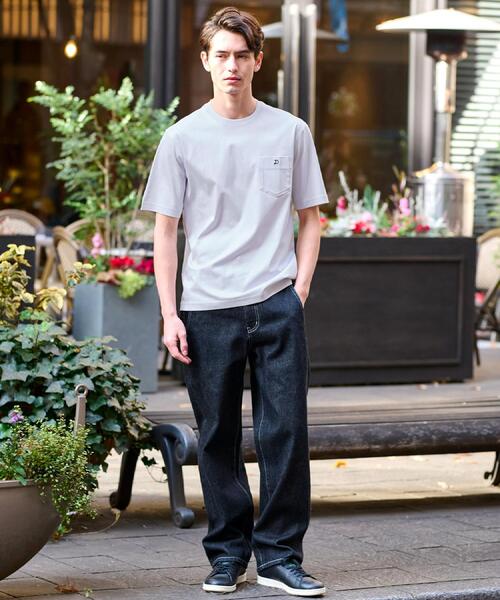 DRESSTERIOR（ドレステリア）の「【接触冷感/抗菌防臭/消臭】ICE CLEAR COTTON ポケットTシャツ（Tシャツ/カットソー・メンズ・ブラック/ライトブルー/ホワイト/ライトグレー/ネイビー・90/91/92/94）」の13枚目の写真