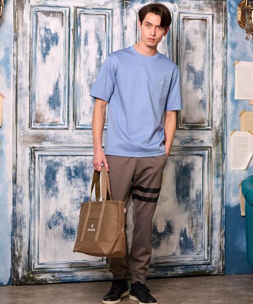 DRESSTERIOR（ドレステリア）の「【接触冷感/抗菌防臭/消臭】ICE CLEAR COTTON ポケットTシャツ（Tシャツ/カットソー・メンズ・ブラック/ライトブルー/ホワイト/ライトグレー/ネイビー・90/91/92/94）」の14枚目の写真