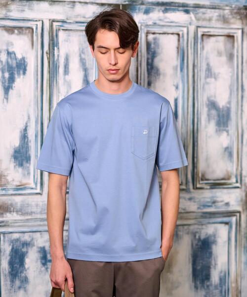 DRESSTERIOR（ドレステリア）の「【接触冷感/抗菌防臭/消臭】ICE CLEAR COTTON ポケットTシャツ（Tシャツ/カットソー・メンズ・ブラック/ライトブルー/ホワイト/ライトグレー/ネイビー・90/91/92/94）」の15枚目の写真