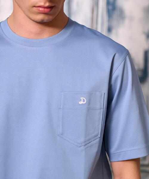 DRESSTERIOR（ドレステリア）の「【接触冷感/抗菌防臭/消臭】ICE CLEAR COTTON ポケットTシャツ（Tシャツ/カットソー・メンズ・ブラック/ライトブルー/ホワイト/ライトグレー/ネイビー・90/91/92/94）」の18枚目の写真