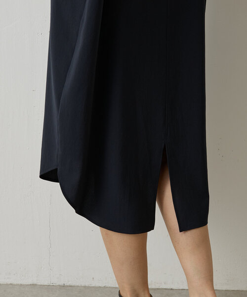 BEARDSLEY（ビアズリー）の「ストレッチジョーゼットフレンチワンピ（ワンピース・レディース・ネイビー/ブラック・1/0）」の4枚目の写真