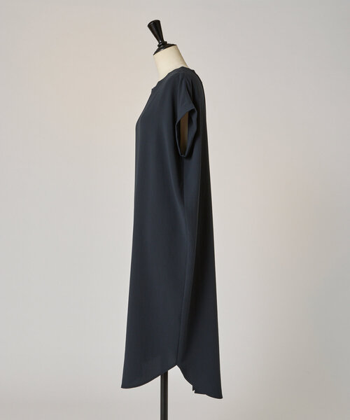 ビアズリー ストレッチジョーゼットフレンチワンピース　ネイビー　サイズ0 BEARDSLEY（ビアズリー）の「ストレッチジョーゼットフレンチ