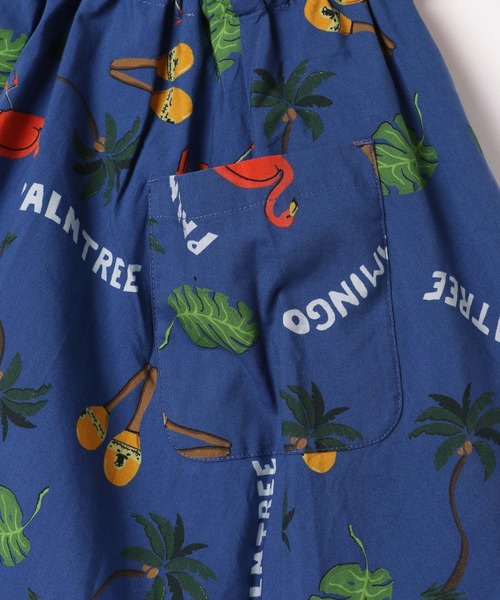 BAYFLOW（ベイフロー）の「[セットアップで着用可能☆]リゾート柄スカート(KIDS)（スカート・キッズ・ブラック/ネイビー/ブラウン・110cm/120cm/130cm/140cm/150cm）」の7枚目の写真