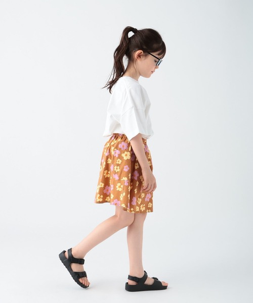 BAYFLOW（ベイフロー）の「[セットアップで着用可能☆]リゾート柄スカート(KIDS)（スカート・キッズ・ブラック/ネイビー/ブラウン・110cm/120cm/130cm/140cm/150cm）」の14枚目の写真