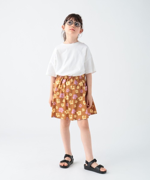 BAYFLOW（ベイフロー）の「[セットアップで着用可能☆]リゾート柄スカート(KIDS)（スカート・キッズ・ブラック/ネイビー/ブラウン・110cm/120cm/130cm/140cm/150cm）」の15枚目の写真