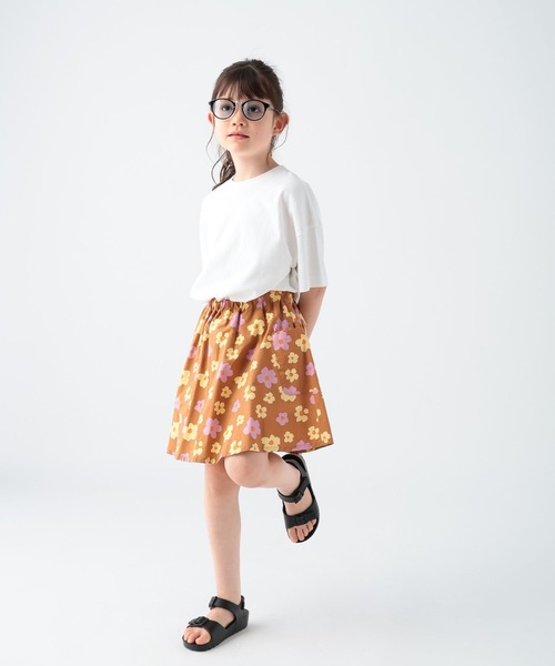 BAYFLOW（ベイフロー）の「[セットアップで着用可能☆]リゾート柄スカート(KIDS)（スカート・キッズ・ブラック/ネイビー/ブラウン・110cm/120cm/130cm/140cm/150cm）」の17枚目の写真