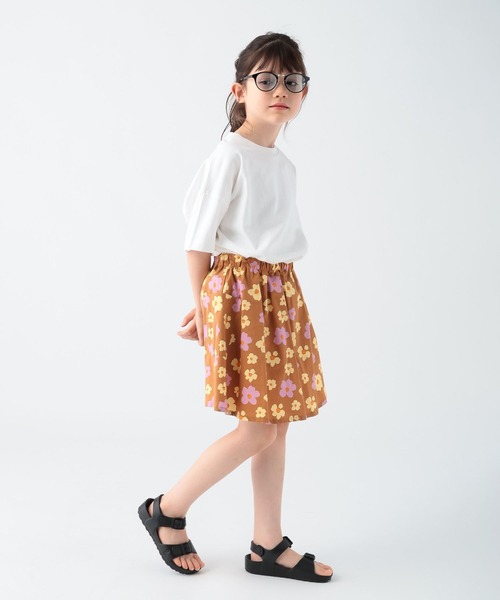 BAYFLOW（ベイフロー）の「[セットアップで着用可能☆]リゾート柄スカート(KIDS)（スカート・キッズ・ブラック/ネイビー/ブラウン・110cm/120cm/130cm/140cm/150cm）」の18枚目の写真