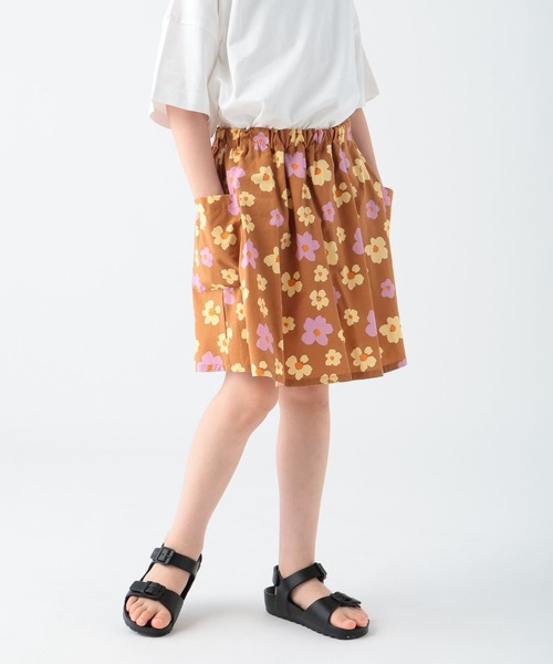 BAYFLOW（ベイフロー）の「[セットアップで着用可能☆]リゾート柄スカート(KIDS)（スカート・キッズ・ブラック/ネイビー/ブラウン・110cm/120cm/130cm/140cm/150cm）」の21枚目の写真