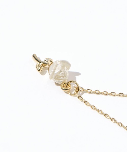 flower（フラワー）の「ミニローズネックレス（ネックレス・レディース・シルバー/ゴールド・FREE）」の5枚目の写真