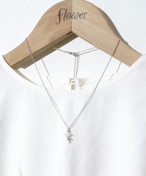 flower（フラワー）の「ミニローズネックレス（ネックレス・レディース・シルバー/ゴールド・FREE）」の8枚目の写真