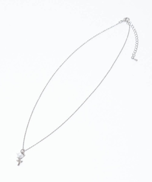 flower（フラワー）の「ミニローズネックレス（ネックレス・レディース・シルバー/ゴールド・FREE）」の9枚目の写真