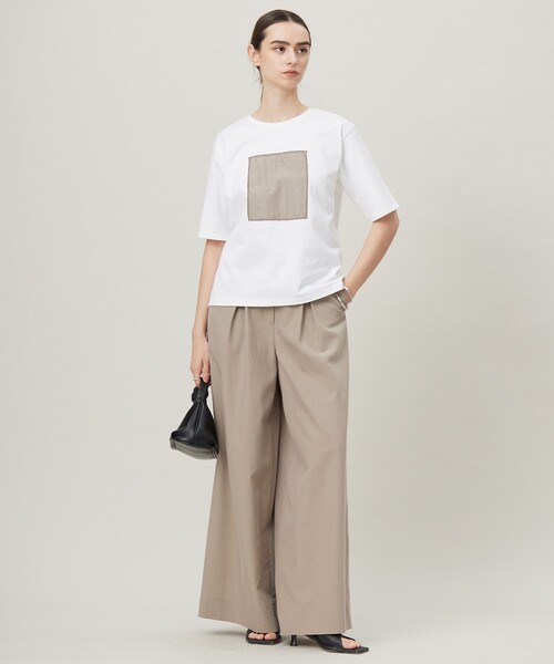 【本物新品保証】 ペイズリーレノクロス TEE（Tシャツ/カットソー）｜ICB（アイ トップス