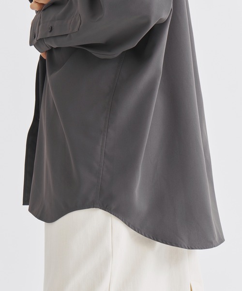 louren(ローレン )の「《ZOZOTOWN限定》【Louren/ローレン】basic broadcloth shirt/ベーシックブロードクロスシャツ/ブラウス(シャツ/ブラウス・レディース・ホワイト/ブルー/チャコールグレー・FREE)」の7枚目の写真