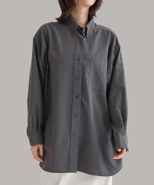 セール】《ZOZOTOWN限定》【Louren/ローレン】basic broadcloth shirt