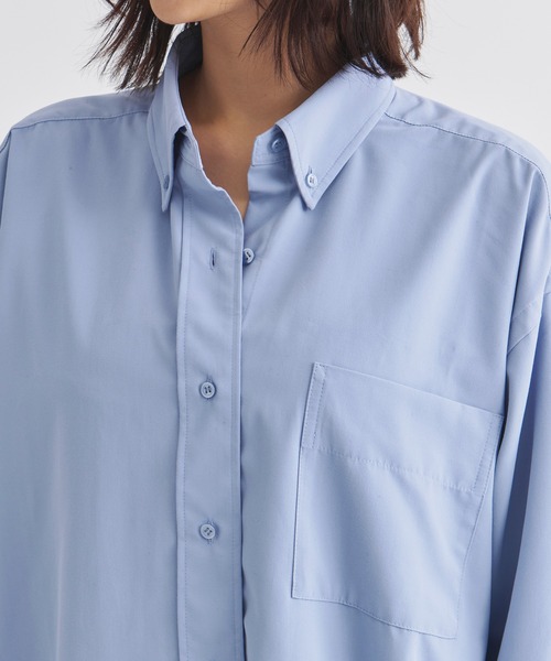 louren(ローレン )の「《ZOZOTOWN限定》【Louren/ローレン】basic broadcloth shirt/ベーシックブロードクロスシャツ/ブラウス(シャツ/ブラウス・レディース・ホワイト/ブルー/チャコールグレー・FREE)」の12枚目の写真