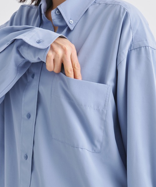 louren(ローレン )の「《ZOZOTOWN限定》【Louren/ローレン】basic broadcloth shirt/ベーシックブロードクロスシャツ/ブラウス(シャツ/ブラウス・レディース・ホワイト/ブルー/チャコールグレー・FREE)」の14枚目の写真