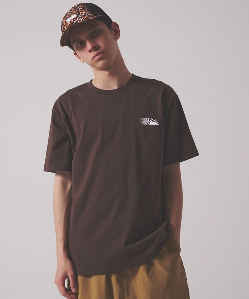 FIRST DOWN（ファーストダウン）の「ショートスリーブ Tシャツ コットンジャージ #1（Tシャツ/カットソー・メンズ・イエロー/ブラウン/ホワイト/ブルー/杢グレー/ブラック・XXL/M/S/L/XL）」の4枚目の写真