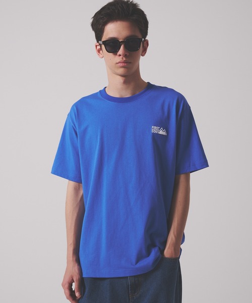 FIRST DOWN（ファーストダウン）の「ショートスリーブ Tシャツ コットンジャージ #1（Tシャツ/カットソー・メンズ・イエロー/ブラウン/ホワイト/ブルー/杢グレー/ブラック・XXL/M/S/L/XL）」の5枚目の写真