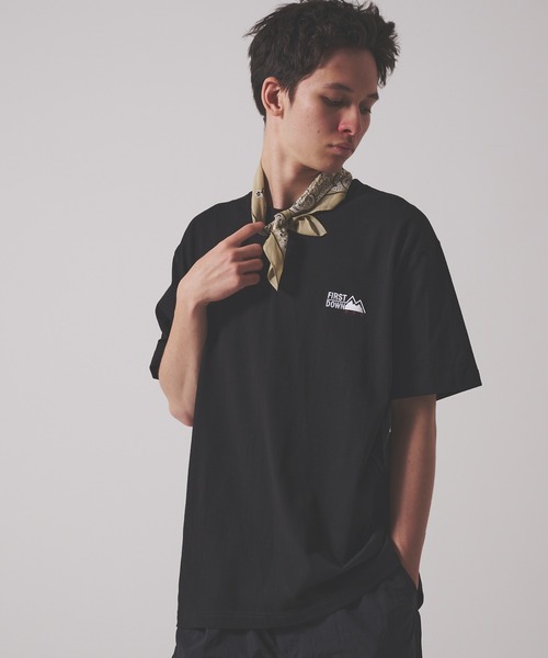 FIRST DOWN（ファーストダウン）の「ショートスリーブ Tシャツ コットンジャージ #1（Tシャツ/カットソー・メンズ・イエロー/ブラウン/ホワイト/ブルー/杢グレー/ブラック・XXL/M/S/L/XL）」の18枚目の写真