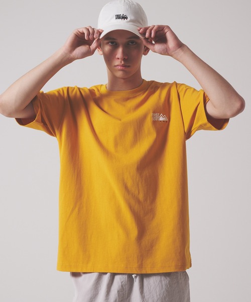 FIRST DOWN（ファーストダウン）の「ショートスリーブ Tシャツ コットンジャージ #1（Tシャツ/カットソー・メンズ・イエロー/ブラウン/ホワイト/ブルー/杢グレー/ブラック・XXL/M/S/L/XL）」の16枚目の写真