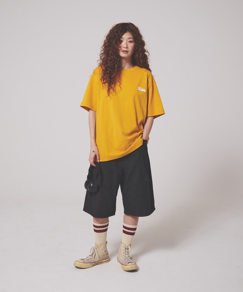FIRST DOWN（ファーストダウン）の「ショートスリーブ Tシャツ コットンジャージ #1（Tシャツ/カットソー・メンズ・イエロー/ブラウン/ホワイト/ブルー/杢グレー/ブラック・XXL/M/S/L/XL）」の19枚目の写真
