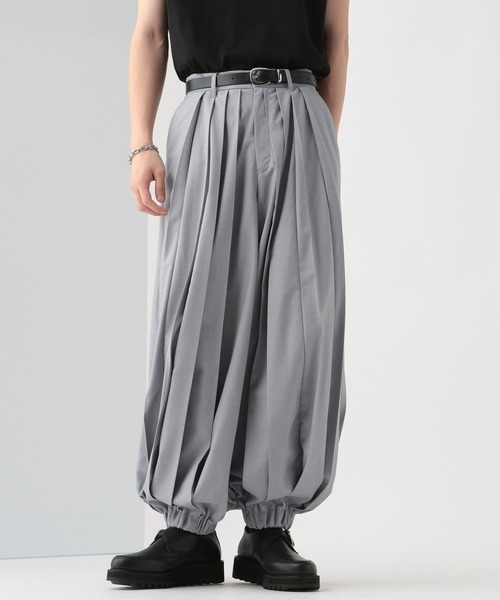 HARE（ハレ）の「【SET UP対応】YOSEバルーンパンツ(HARE)（その他パンツ・メンズ・ブラック/グレー系その他/グレー/レッド/バーガンディー/トップグレー/ブラック系その他・FREE/SMALL/MEDIUM/LARGE）」の5枚目の写真