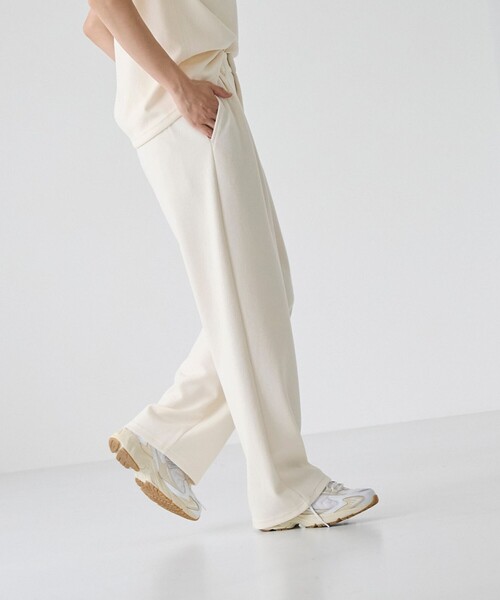 RONEL（ロネル）の「【防しわ/マシンウォッシュ】ネップジョーゼットタックパンツ（その他パンツ・レディース・ブラック/ライトブルー/ホワイト・L/S/M）」の11枚目の写真