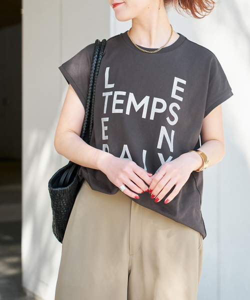 Spick and Span スピックアンドスパン ロゴフレンチTシャツ Spick & Span（スピックアンドスパン）の「ロゴフレンチT（T