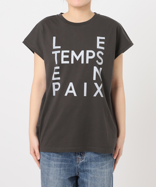 Spick and Span スピックアンドスパン ロゴフレンチTシャツ Spick＆Span tシャツ 「追加」ロゴフレンチ Tシャツ1 レディース