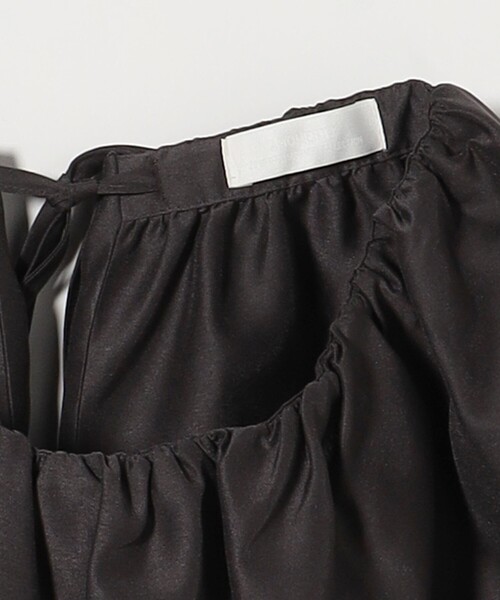 セール】＜AMOMENTO＞SHIRRING ORGANZA BELT SKIRT/ベルト