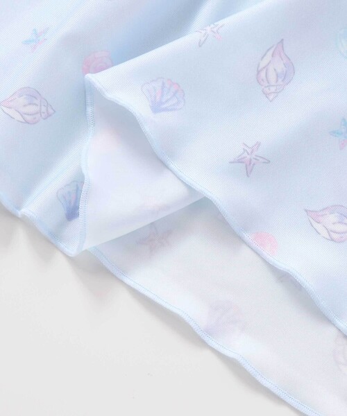 SLAP SLIP（スラップスリップ）の「シェル柄フロントレースパフスリーブセパレート型スイムウェア(90~130cm)（水着・キッズ・ピンク系その他/ブルー系その他・90cm/100cm/110cm/120cm/130cm）」の22枚目の写真