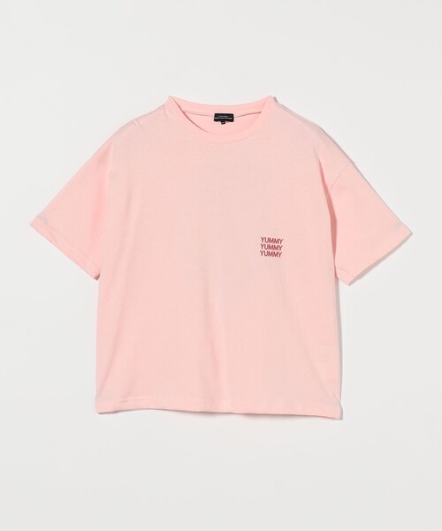 green label relaxing（グリーンレーベルリラクシング）の「フルーツモチーフ Tシャツ / キッズ  100cm-130cm（Tシャツ/カットソー・キッズ・シャーベット/ライトピンク/イエロー・110cm/100cm/120cm/130cm）」の2枚目の写真