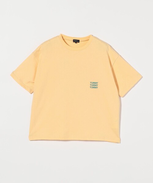 green label relaxing（グリーンレーベルリラクシング）の「フルーツモチーフ Tシャツ / キッズ  100cm-130cm（Tシャツ/カットソー・キッズ・シャーベット/ライトピンク/イエロー・110cm/100cm/120cm/130cm）」の3枚目の写真