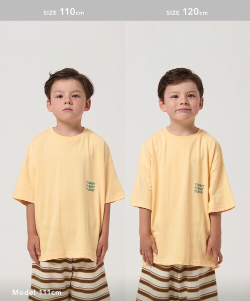 green label relaxing（グリーンレーベルリラクシング）の「フルーツモチーフ Tシャツ / キッズ  100cm-130cm（Tシャツ/カットソー・キッズ・シャーベット/ライトピンク/イエロー・110cm/100cm/120cm/130cm）」の20枚目の写真
