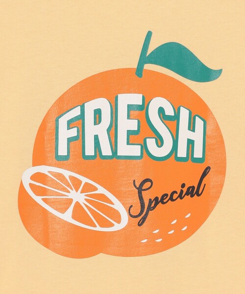 green label relaxing（グリーンレーベルリラクシング）の「フルーツモチーフ Tシャツ / キッズ  100cm-130cm（Tシャツ/カットソー・キッズ・シャーベット/ライトピンク/イエロー・110cm/100cm/120cm/130cm）」の12枚目の写真