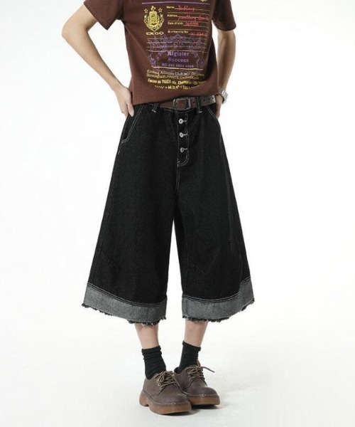 関送込★SINNERS ATTIRE★カーペンター デニム ハーフパンツ 送料込【SINNERS ATTIRE】 カーペンター デニム ショートパンツ