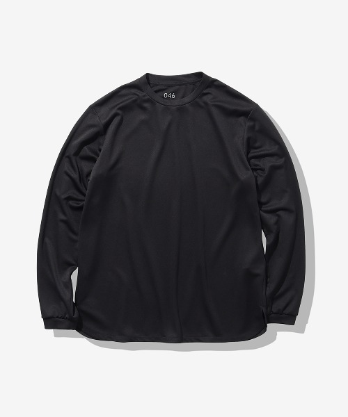 セール】K-3B 046_K ラウンドヘムロングスリーブTシャツ（Tシャツ