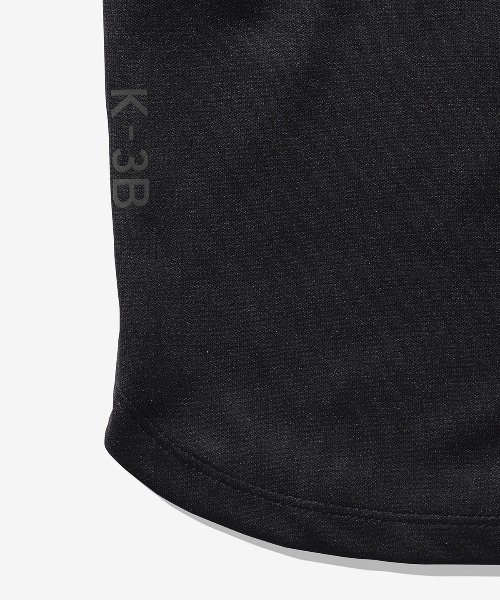 K-3B(ケースリービー)の「K-3B 046_K ラウンドヘムロングスリーブTシャツ(Tシャツ/カットソー・メンズ・ホワイト/ブラック・1/2/0/3/4)」の5枚目の写真