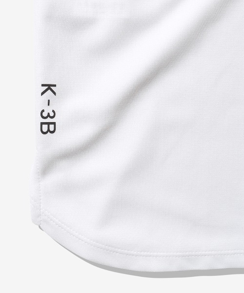 K-3B(ケースリービー)の「K-3B 046_K ラウンドヘムロングスリーブTシャツ(Tシャツ/カットソー・メンズ・ホワイト/ブラック・1/2/0/3/4)」の11枚目の写真