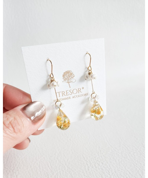 tone(トーン)の「【Tresor】ミモザ ピアス(MA)(ピアス(両耳用)・レディース・その他2/その他1・FREE)」の11枚目の写真