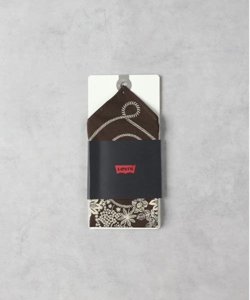 Levi's（リーバイス）の「【Levi's】ＦＬＯＲＡＬ ＲＯＤＥＯ（バンダナ/スカーフ・メンズ・ブラウン・ONE SIZE）」の4枚目の写真