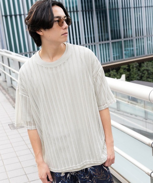 LAKOLE(ラコレ)の「【2枚セット】レースアンサンブル半袖T / 323572(Tシャツ/カットソー・メンズ・ブラック/ライトグレー/ネイビー/シルバーグレー/オレンジ・MEDIUM/X-LARGE/LARGE)」の16枚目の写真