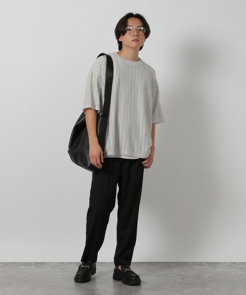 LAKOLE(ラコレ)の「【2枚セット】レースアンサンブル半袖T / 323572(Tシャツ/カットソー・メンズ・ブラック/ライトグレー/ネイビー/シルバーグレー/オレンジ・MEDIUM/X-LARGE/LARGE)」の20枚目の写真