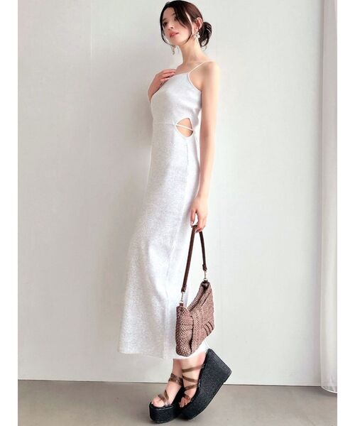 RESEXXY（リゼクシー）の「テレコリブキャミワンピース（ワンピース・レディース・ブラック/レッド/グレー・MEDIUM/SMALL）」の22枚目の写真