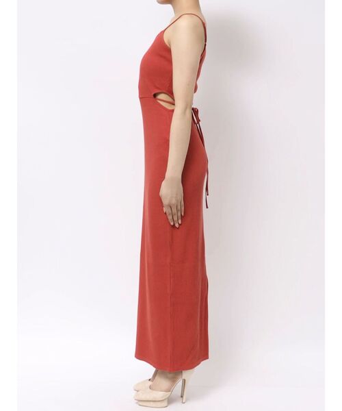 RESEXXY（リゼクシー）の「テレコリブキャミワンピース（ワンピース・レディース・ブラック/レッド/グレー・MEDIUM/SMALL）」の10枚目の写真