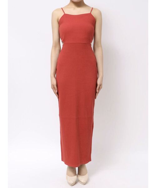 RESEXXY（リゼクシー）の「テレコリブキャミワンピース（ワンピース・レディース・ブラック/レッド/グレー・MEDIUM/SMALL）」の14枚目の写真